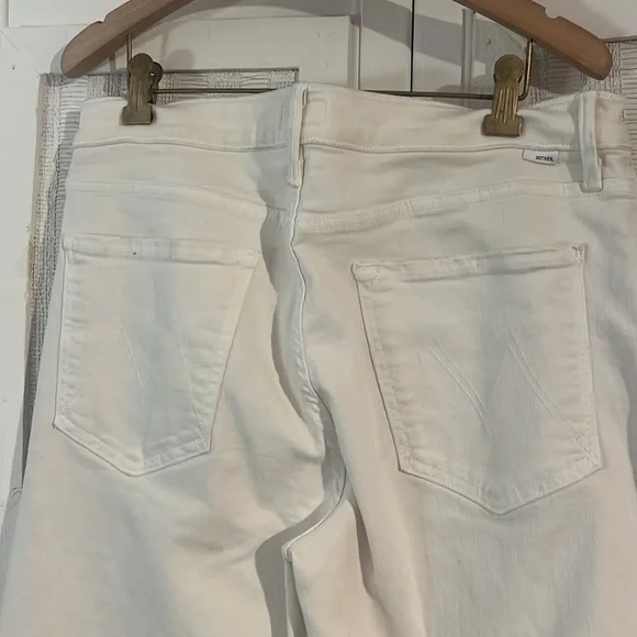 Mother The Twister Skimp Wash: Cream Puffs 228$ size 32 l mother jeans flare - Picture 9 of 12
